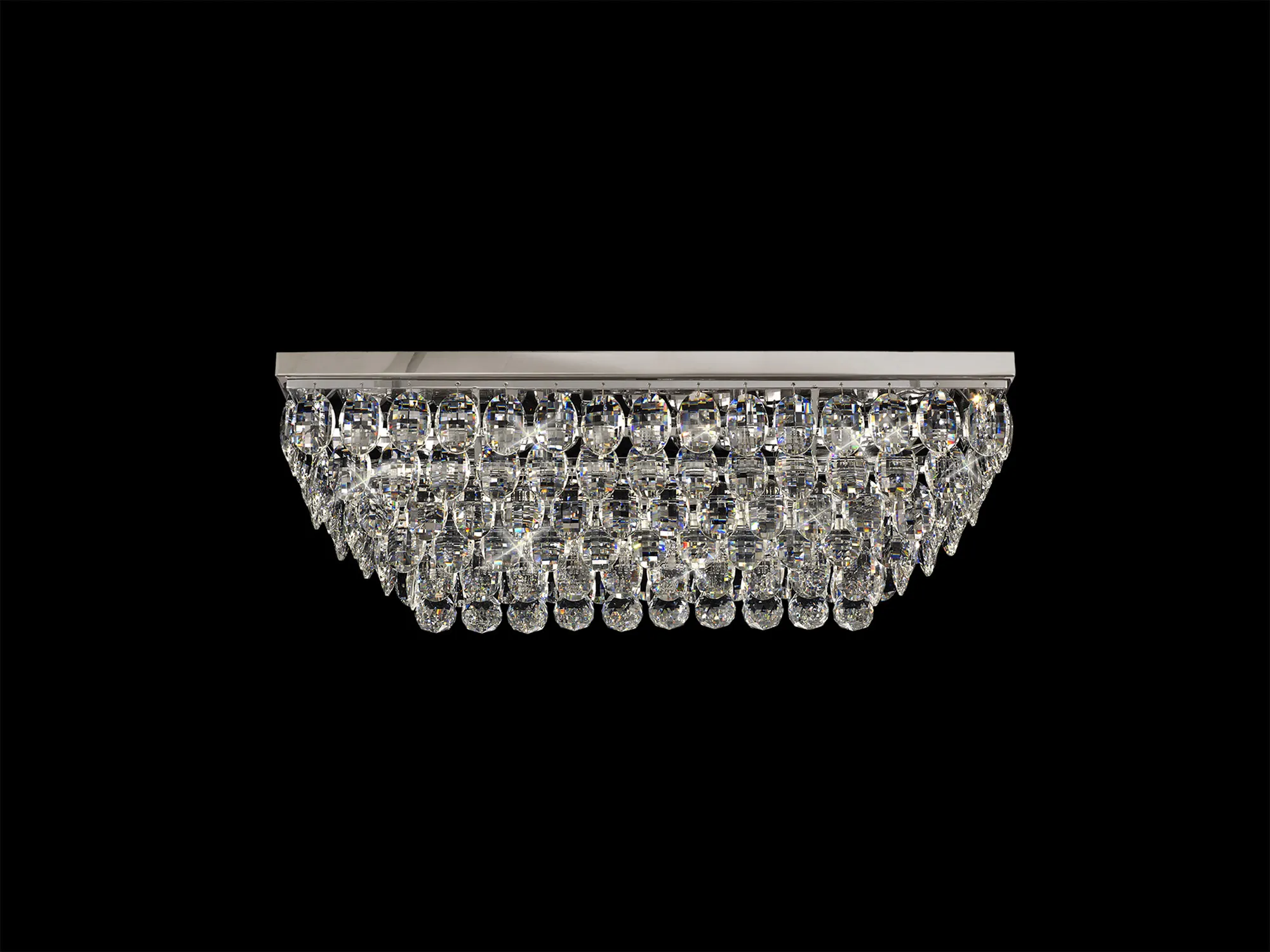 Coniston Linear Flush Ceiling 5 Light Polished Chrome IL32824  Diyas Coniston Polished Chrome